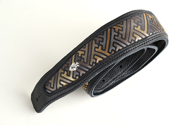 Gibson レザーストラップ 稲妻デザイン Gibson レザーストラップ 稲妻