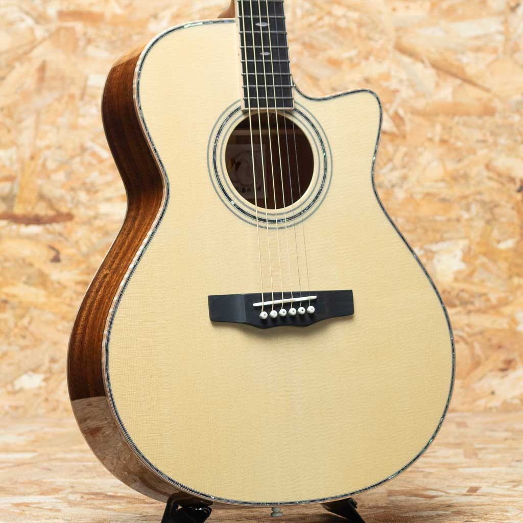 美品 Morris SS-30NAT ミニギター トップ単板 マホガニーボディ MORRIS