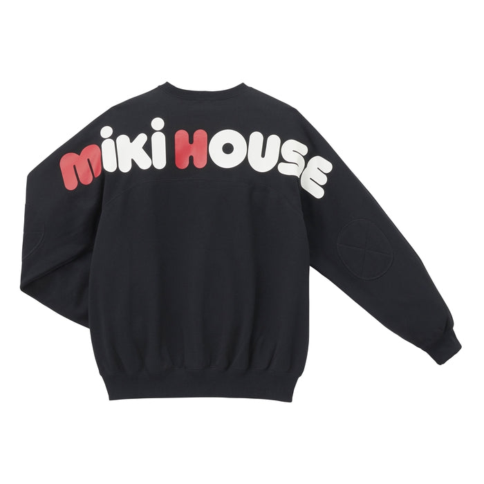 Back logo sweatshirt (for adults) – ミキハウスオフィシャルサイト