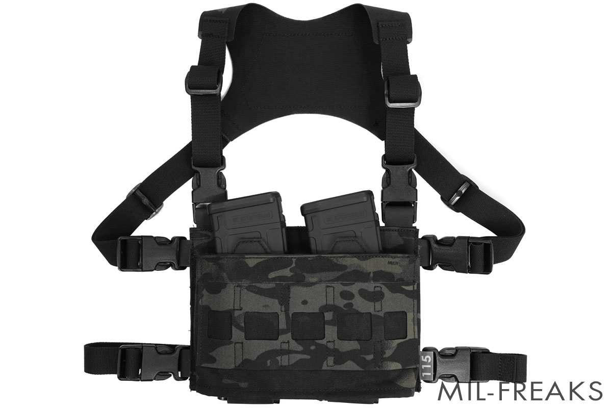 x115xTAYLOR C21 “BLACK JACK” チェストリグ マルチカムブラック