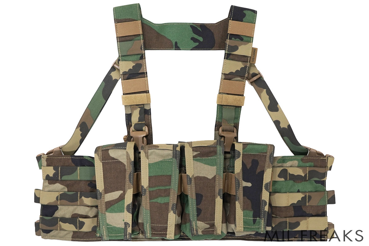 T.REX ARMS Quad Flap チェストリグ M81 ウッドランド │ ミリタリー