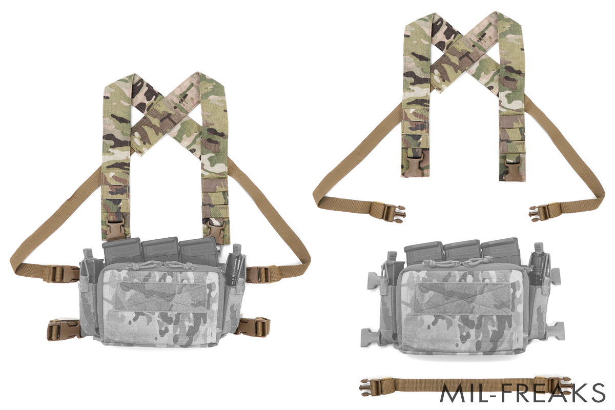 Haley Strategic D3CR X ハーネスキット カラー: マルチカムアリッド