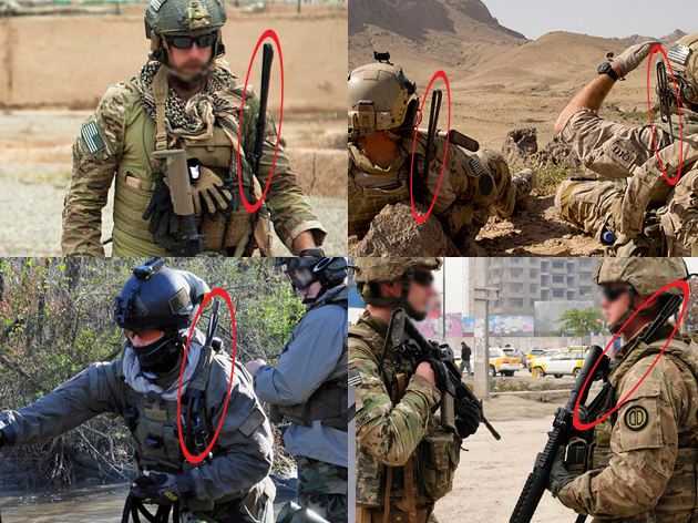 TAC-SKY Thalesタイプ MBITR PRCラジオ ブレードアンテナパック ダミー