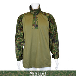 コンバットシャツ-III VCリップストップ 陸自迷彩 （袖リップ難燃生地