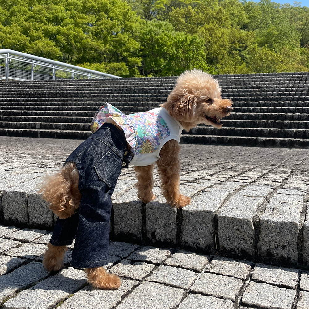 ビスチェ風タンクトップ｜犬服無料型紙・作り方通販 milla milla