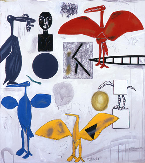 猪熊弦一郎 作品 抽象画 真作 1967年制作 現代アート 猪熊弦一郎展