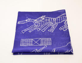 新品未使用 猪熊弦一郎 ミュージアムグッズ シルクスカーフ「フェイス