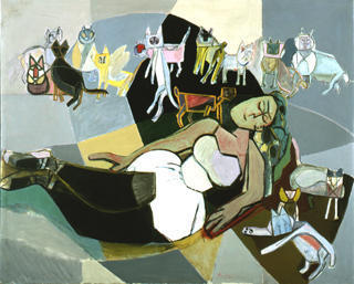 猪熊弦一郎 作品 抽象画 真作 1967年制作 現代アート 猪熊弦一郎