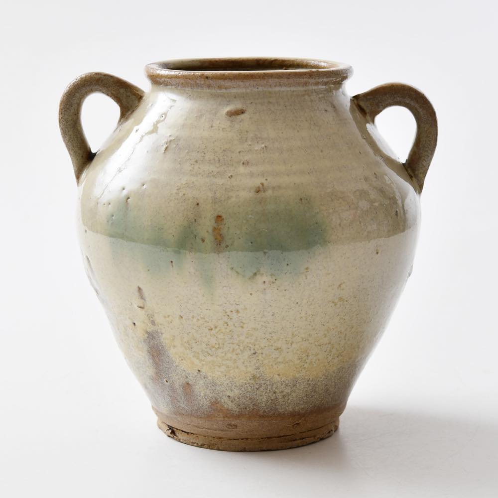 中国美術 清 瑠璃釉花瓶 中国美術 大清康熙年製 瑠璃釉双