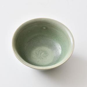 中国青磁大明年製 平茶碗 中国青磁大明年製 平茶碗 中国青磁大明年製