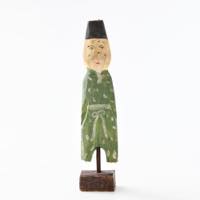 李朝 木彫 土人形 人形型 木型 両面 片側 4体型 男女男子女子 李氏朝鮮