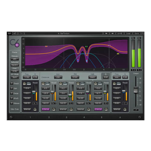 Waves Audio - 音楽制作プラグイン - C6 Multiband Compressor