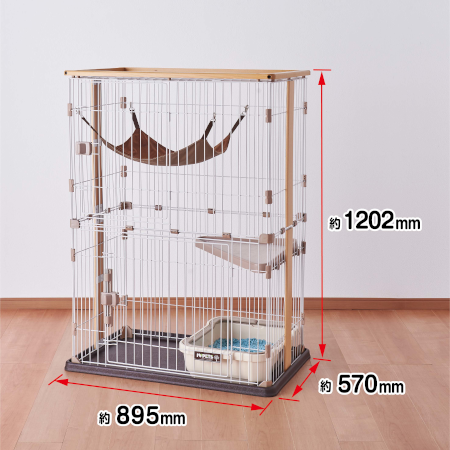 ボンビアルコン（Bonbi） ウッドワンサークルキャット ワイドドア