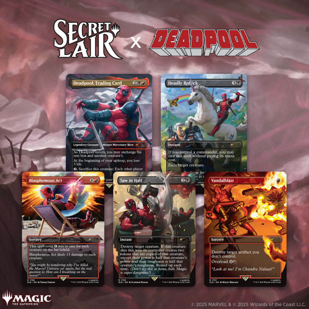 MtG: Secret Lair X Marvel: Deadpool, Nonfoil | Card Games
