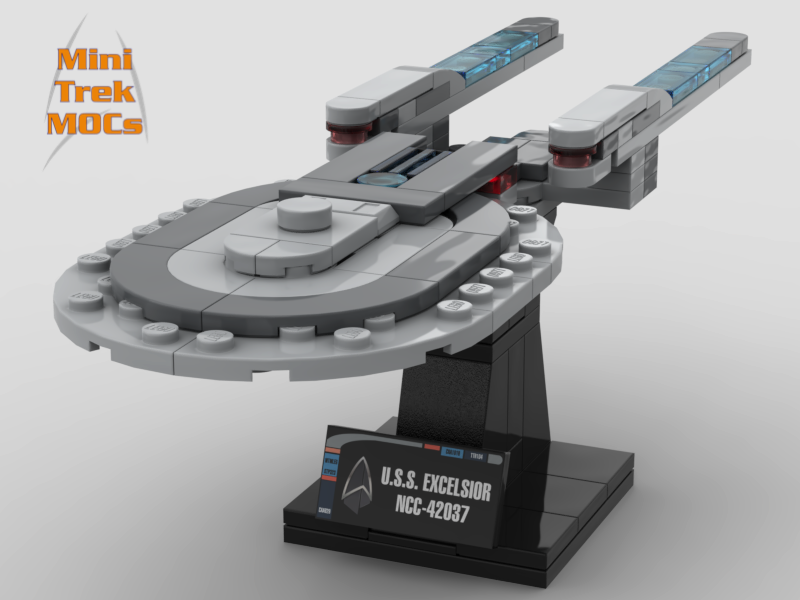 25th Century Starfleet Bundle | 8 Lego Star Trek Models | MiniTrekMOCs