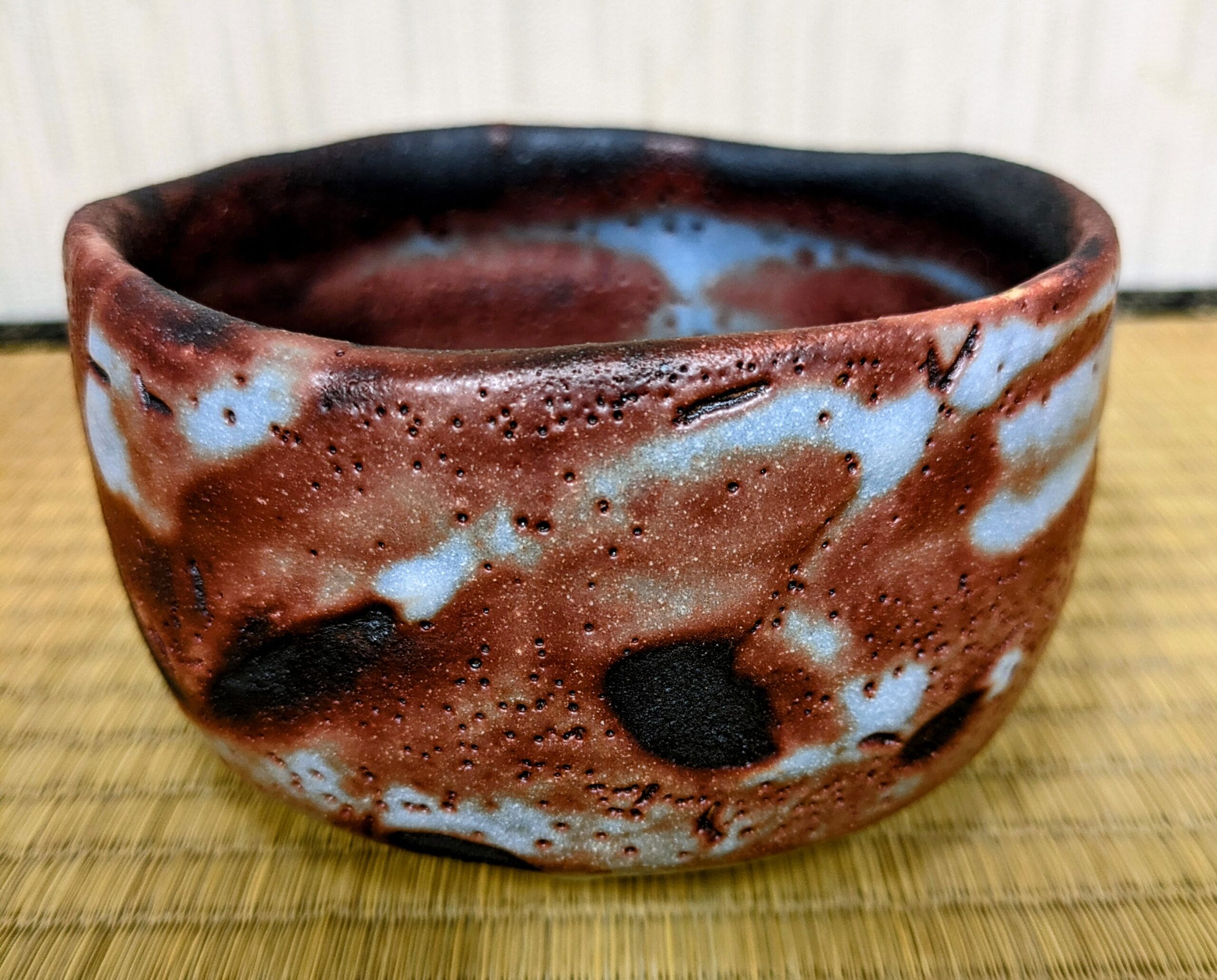 中国 清時代 粉彩碗 福琴紋 大明成化年製 送料込み