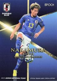 EPOCH 2023 サッカー日本代表 直筆サインカード 中村敬斗 auto