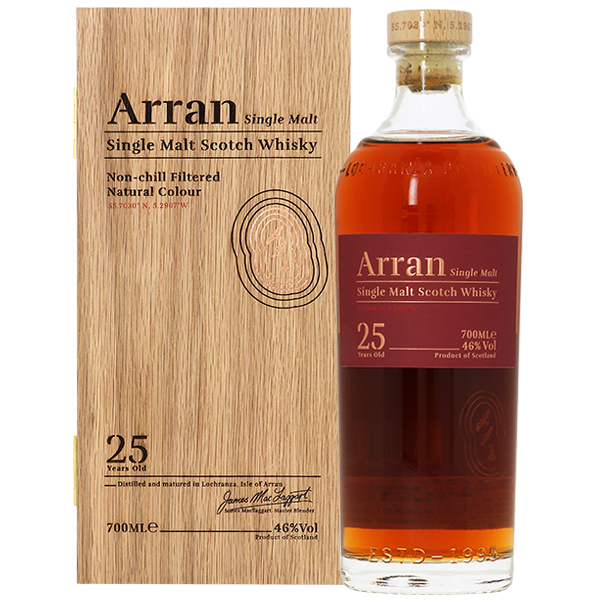 アラン 蒸留所限定 シングルカスク 25年：大変貴重な初期リリース