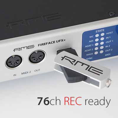 RME Fireface UFX+ 登場！あらゆる機能がブラッシュアップされた新たな