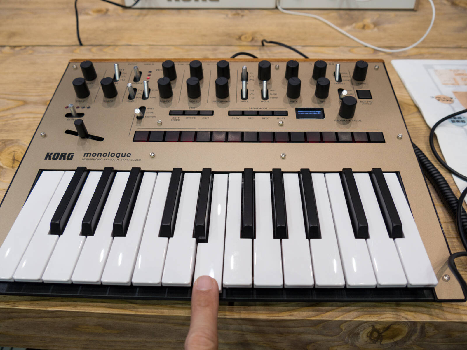 KORG monologue 予約開始！minilogueをベースにした、強力