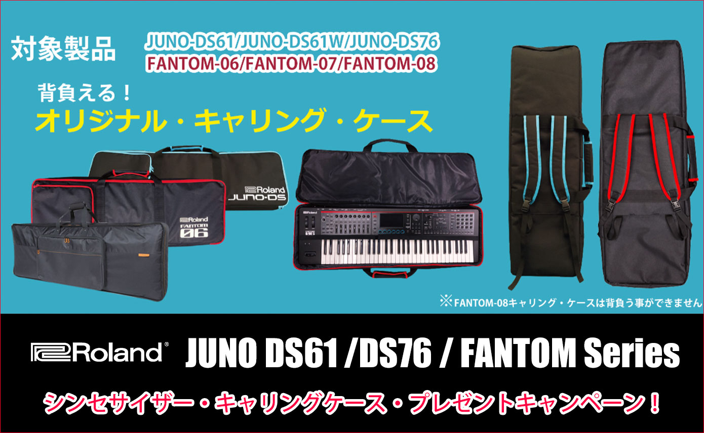 Roland JUNO-DS 61 純正ケース・ペダル(別売り)付き(要説明欄) Roland