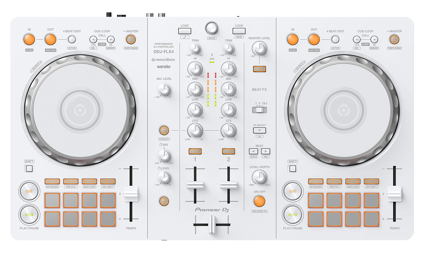 台数限定！Pioneer DJが誇る人気DJコントローラーDDJ-FLX4のホワイト