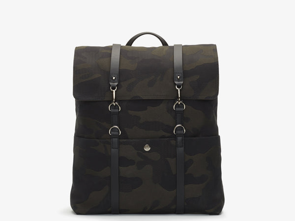 M/S Backpack, Into the Deep/Black – Camo Jacquard Backpack | Mismo