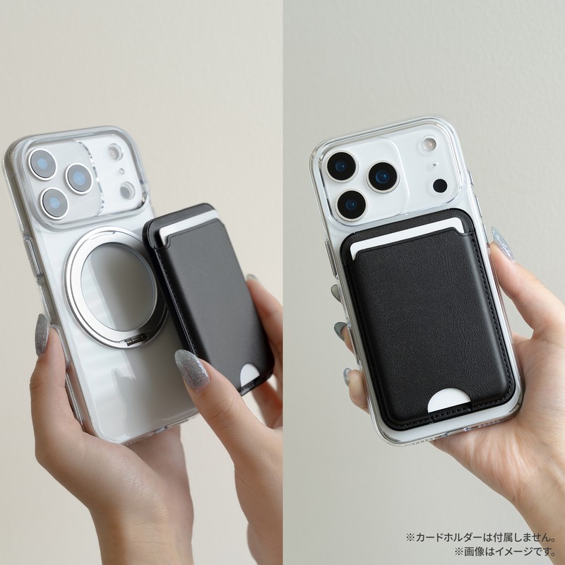 iPhone 17 Pro 360度回転スタンド付き超透明ハードケース 「MASTER