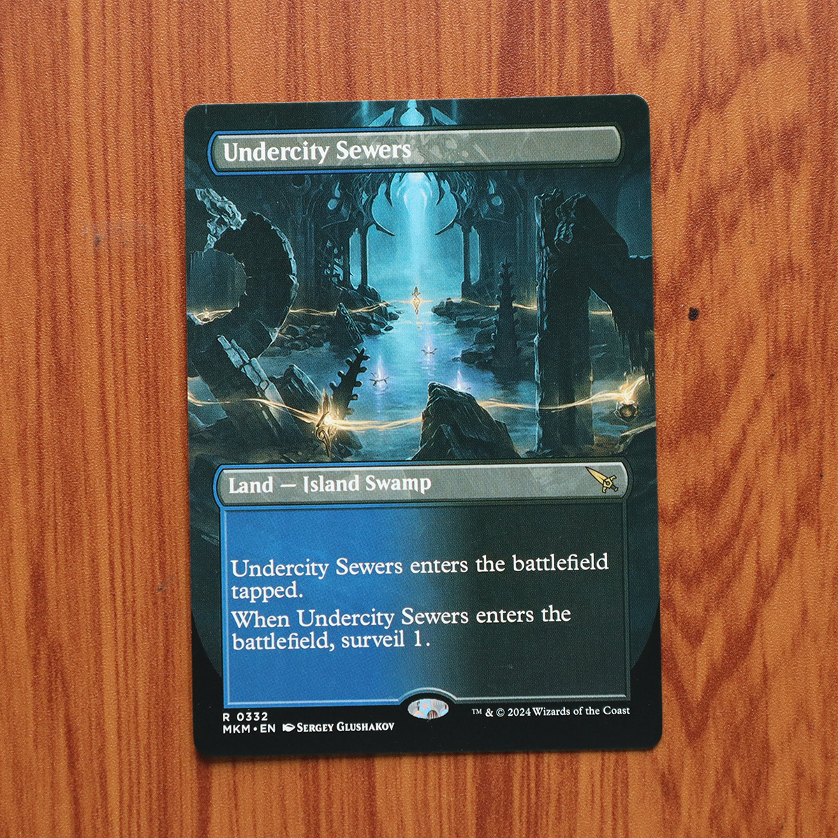 MTG foil 英語版 地底街の下水道 ボーダーレス版 ③ 地底街の下水道