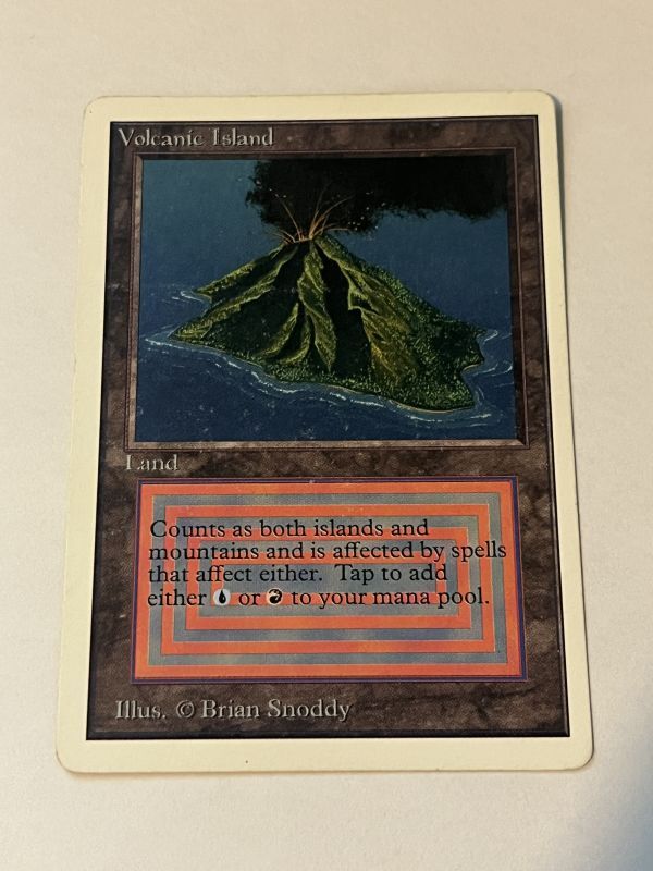 MTG 火山島 Volcanic デュアルランド Revised Edition MTG Volcanic