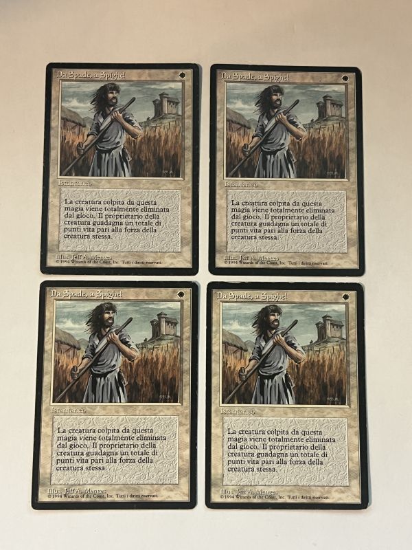 MTG 剣を鍬に MagicCon限定 Foil 英語版 4枚セット