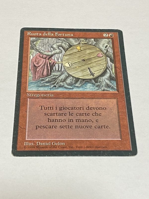MTG Wheel of fortune イタリア語版 1枚 MTG Wheel of fortune