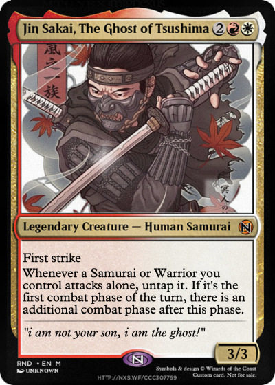 マジック：ザ・ギャザリング MTG Jin Sakai, Ghost of Tsushima