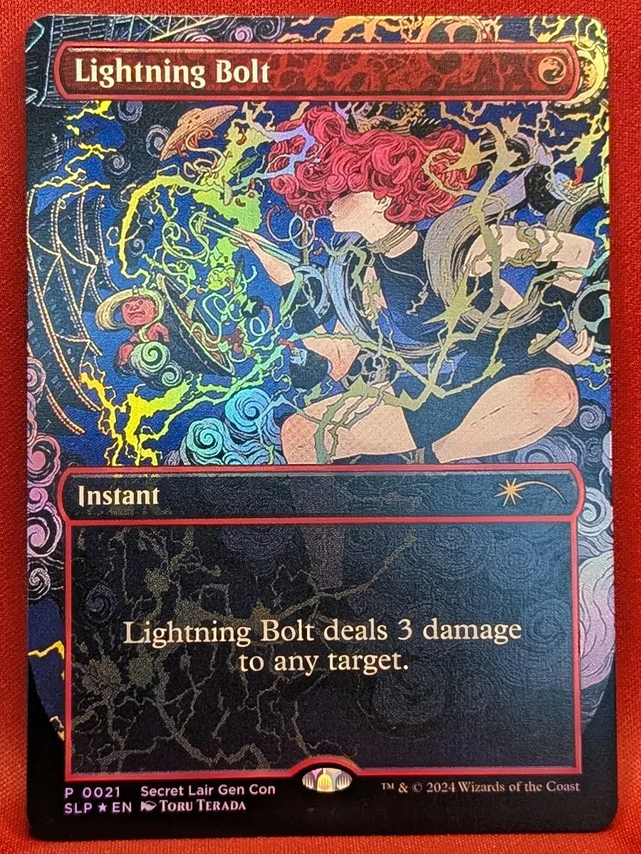 MTG Lightning bolt 稲妻 alpha α 稲妻/Lightning Bolt》[4ED] 赤C