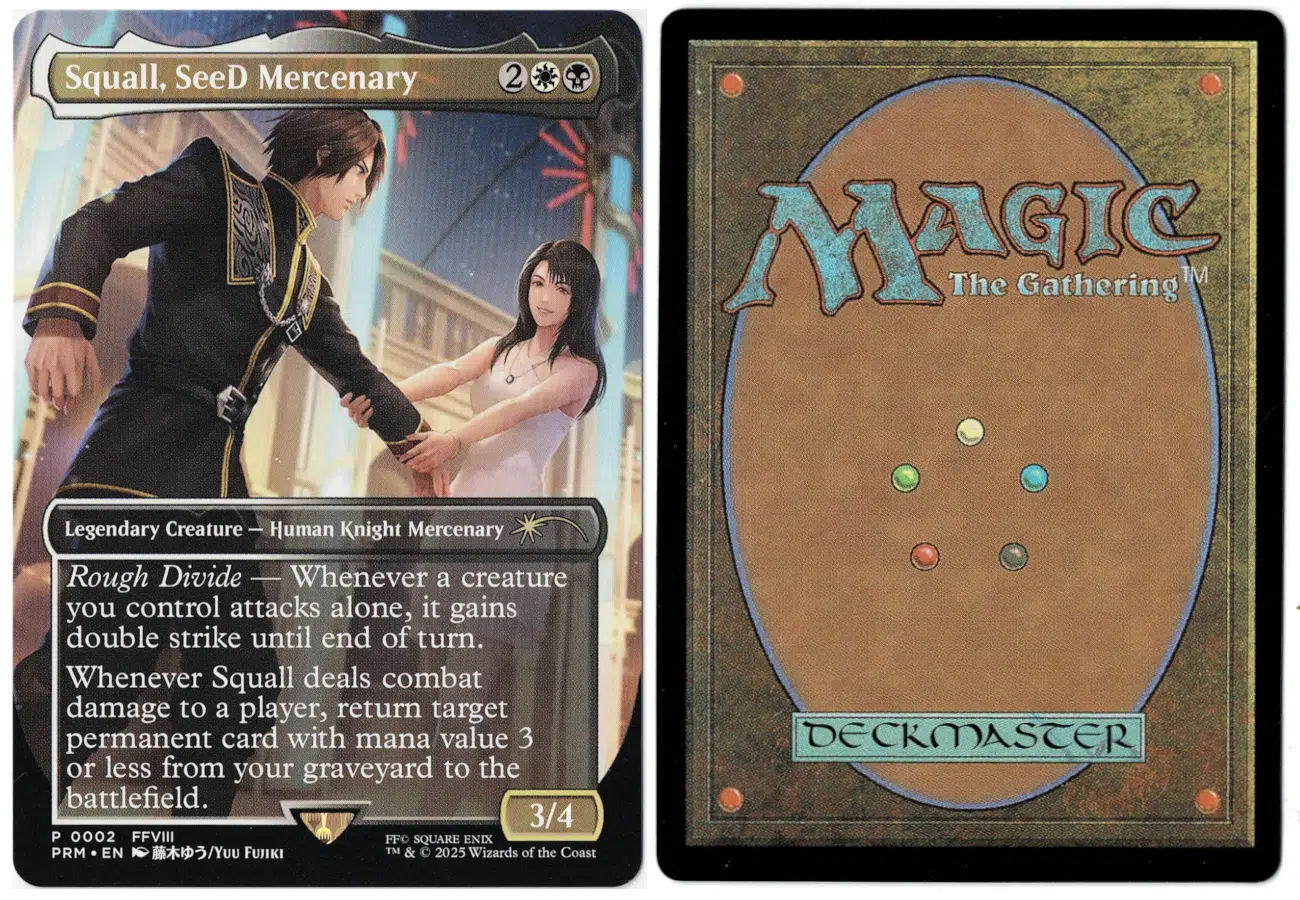 SeeDの傭兵、スコール 英語 プロモ MTG FF Squall, SeeD Mercenary