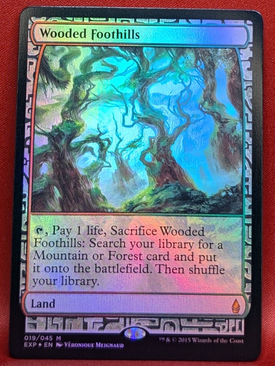 MTG 樹木茂る山麓 ZNE 英語 foil 樹木茂る山麓⁄Wooded Foothills