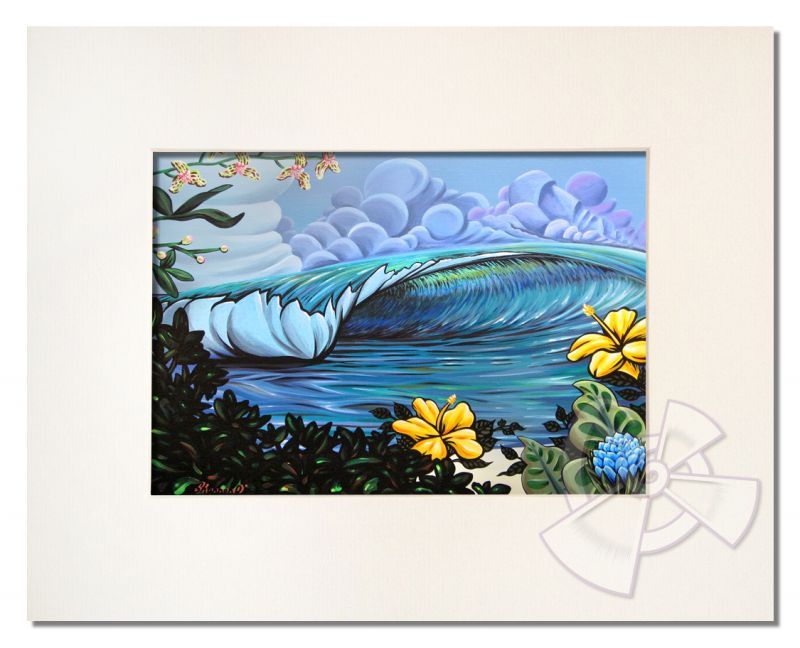 油絵 絵 インテリア アート 海の絵 sea ハワイ ロンハーマン roku 油絵