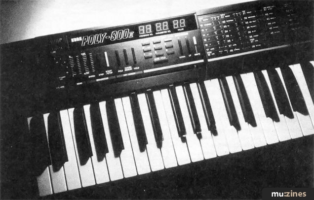 Korg Poly 800 II (MM May 86)