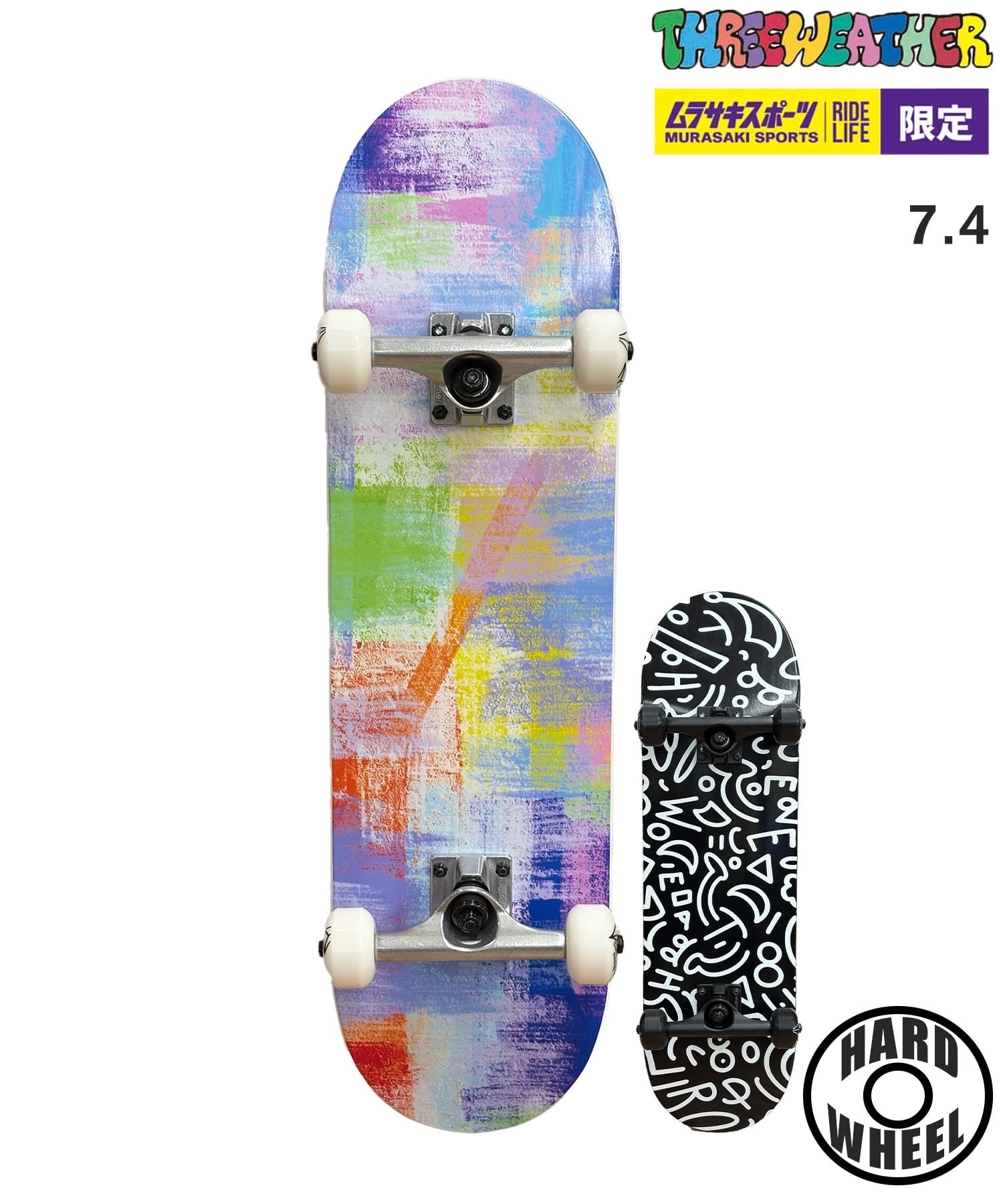 THREE WEATHER スリーウェザー キッズ スケートボード コンプリート