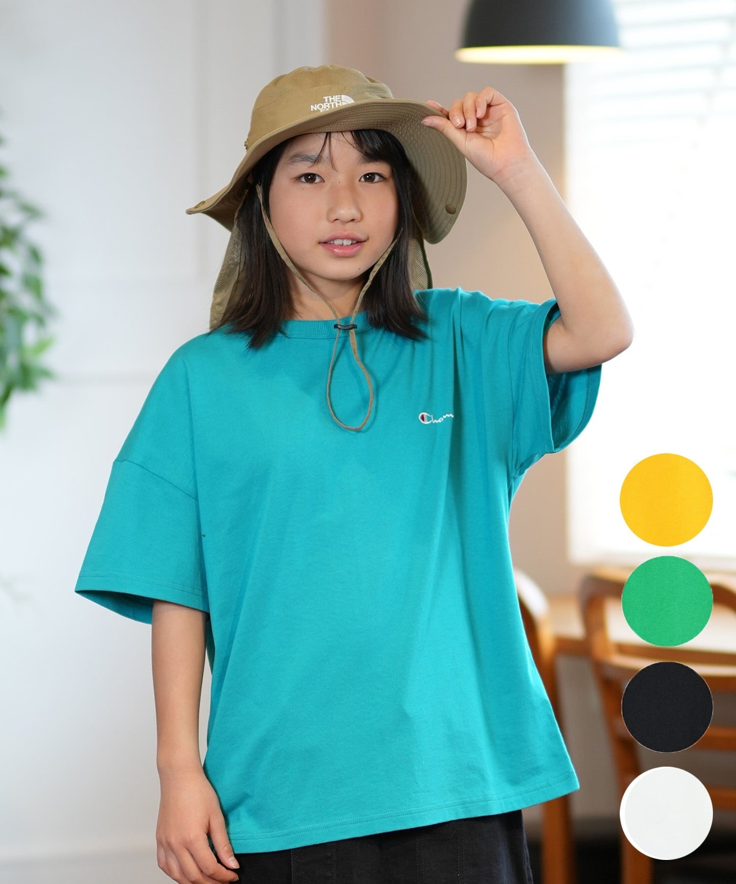 CHAMPION チャンピオン MUJI CK-Z304 キッズ 半袖Tシャツ ショート