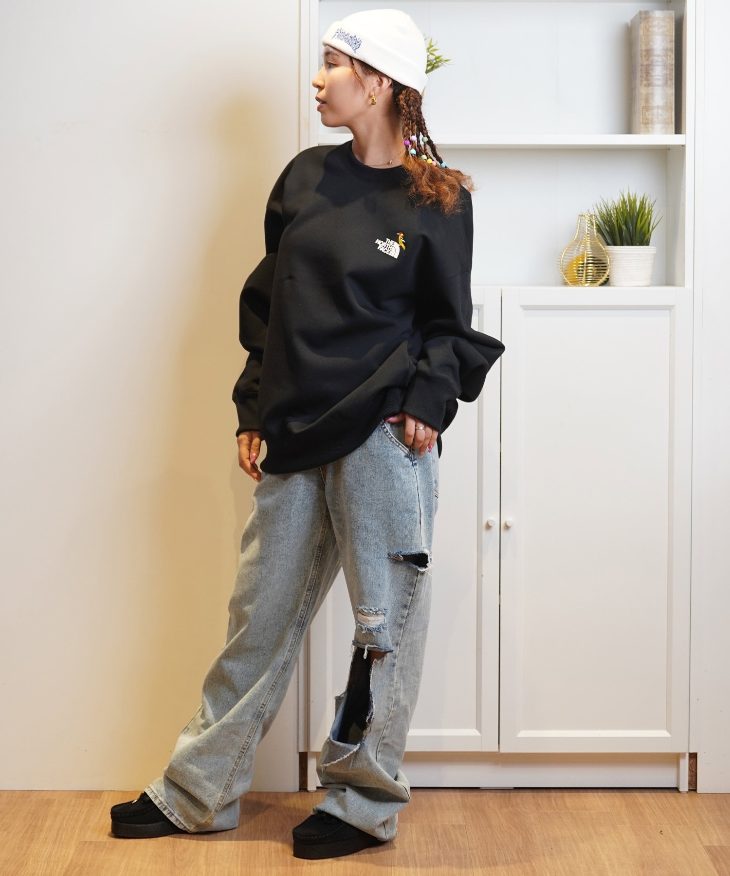 THE NORTH FACE ザ・ノース・フェイス トレーナー クルーネック Zoo