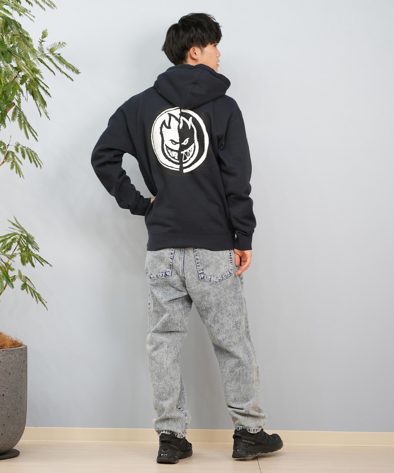 23506 ファンキーミンキーベイビーズ パーカー 黒 サイズS 23506