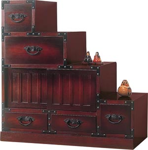 民芸調 階段箪笥 右下がりを激安で販売する京都の村田家具