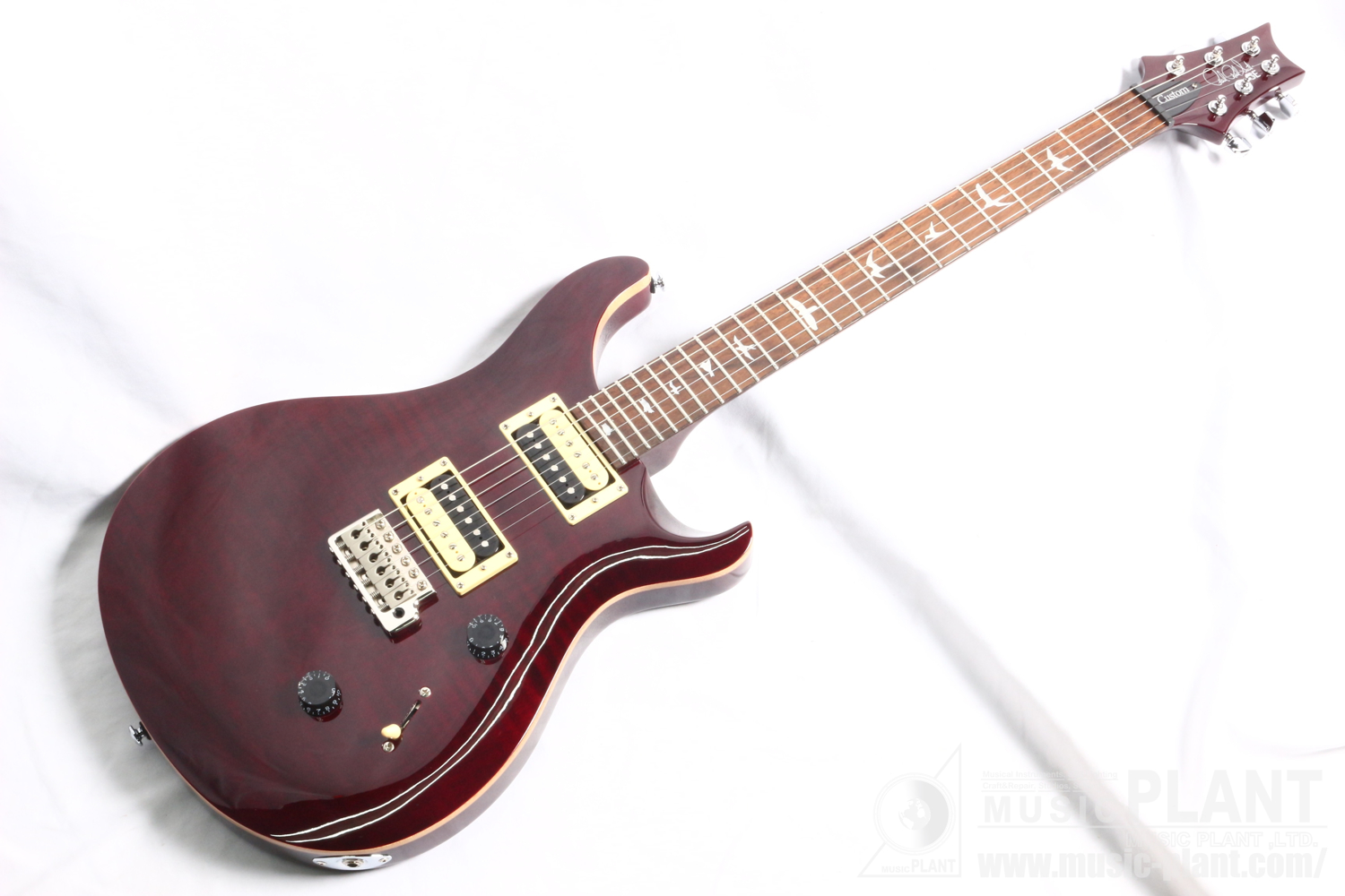 PRS SE エレキギター ワインレッド ギターケース付き PRS SE Custom 24