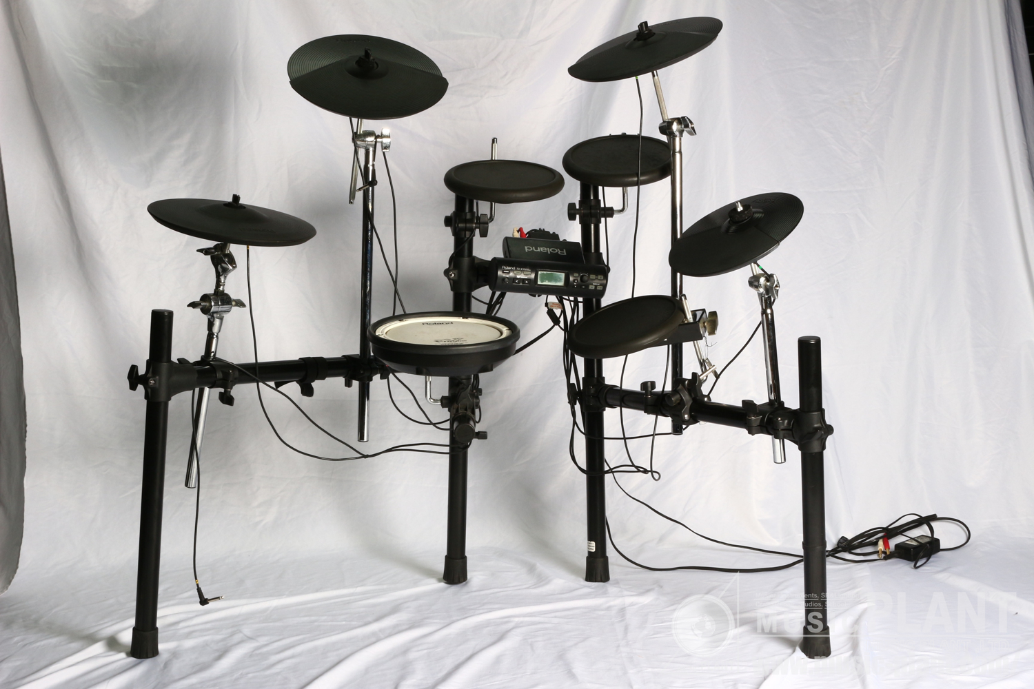 動作品】ROLAND V-Drums ディスカウント CY-12C スタンド付属 Roland