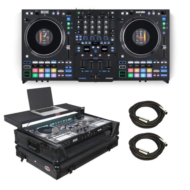 Pioneer DJ DDJ-FLX4 2-Channel DJ Controller + HDJ-CUE1 Headphones