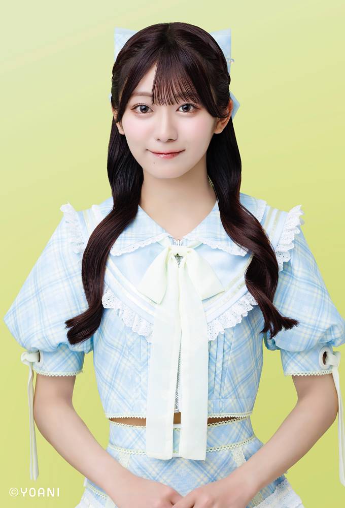 ≒JOY ニアジョイ 江角怜音 生写真 ブルーハワイレモン 歌唱 直筆