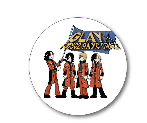 レア】GLAY × FM802 RADIO CRAZY 缶バッジ&タオル FM802のロック大