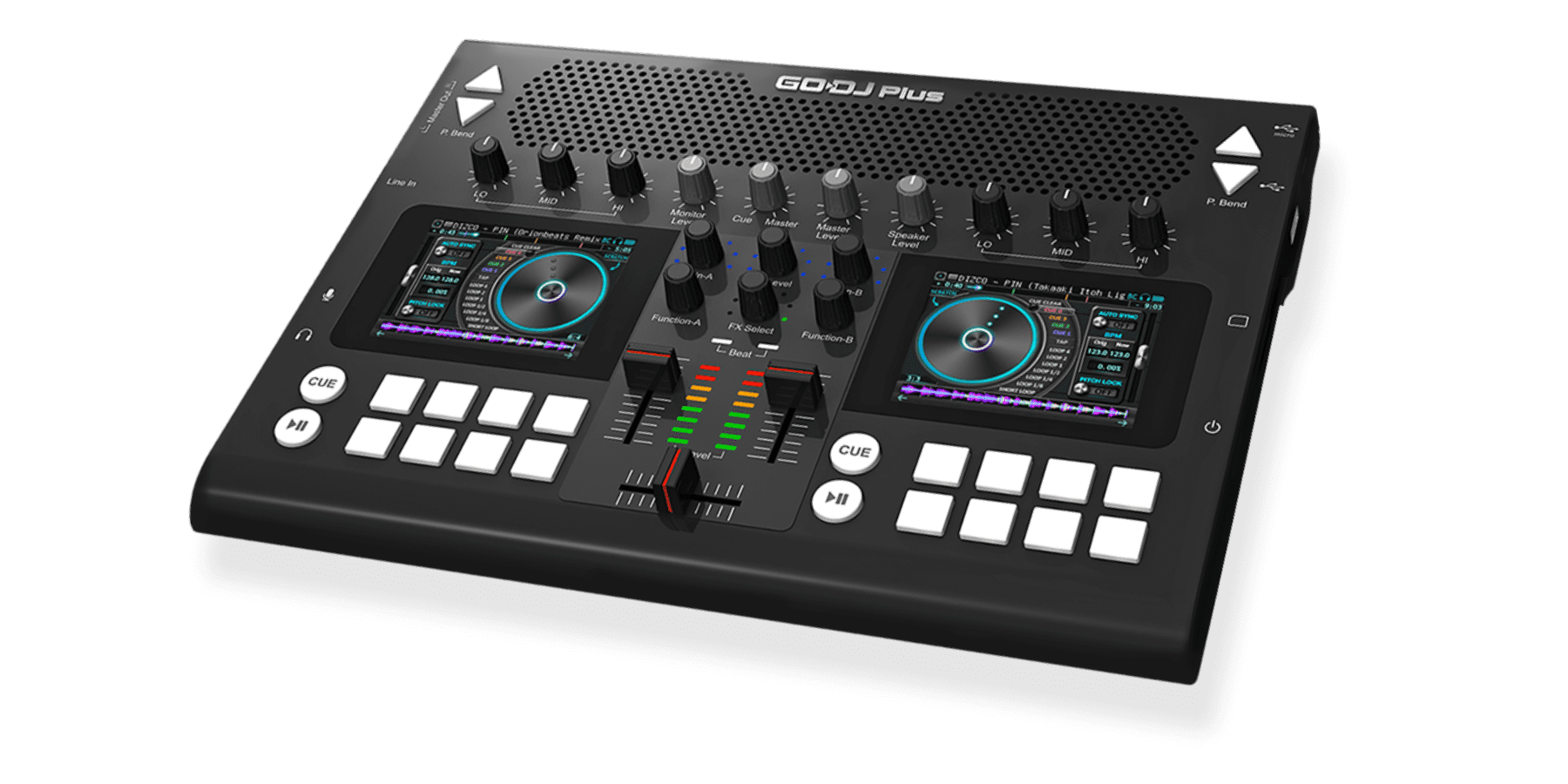 DJ機材 GODJ Plus ASCII.jp：DJプレイに必要なすべての機能が集約され