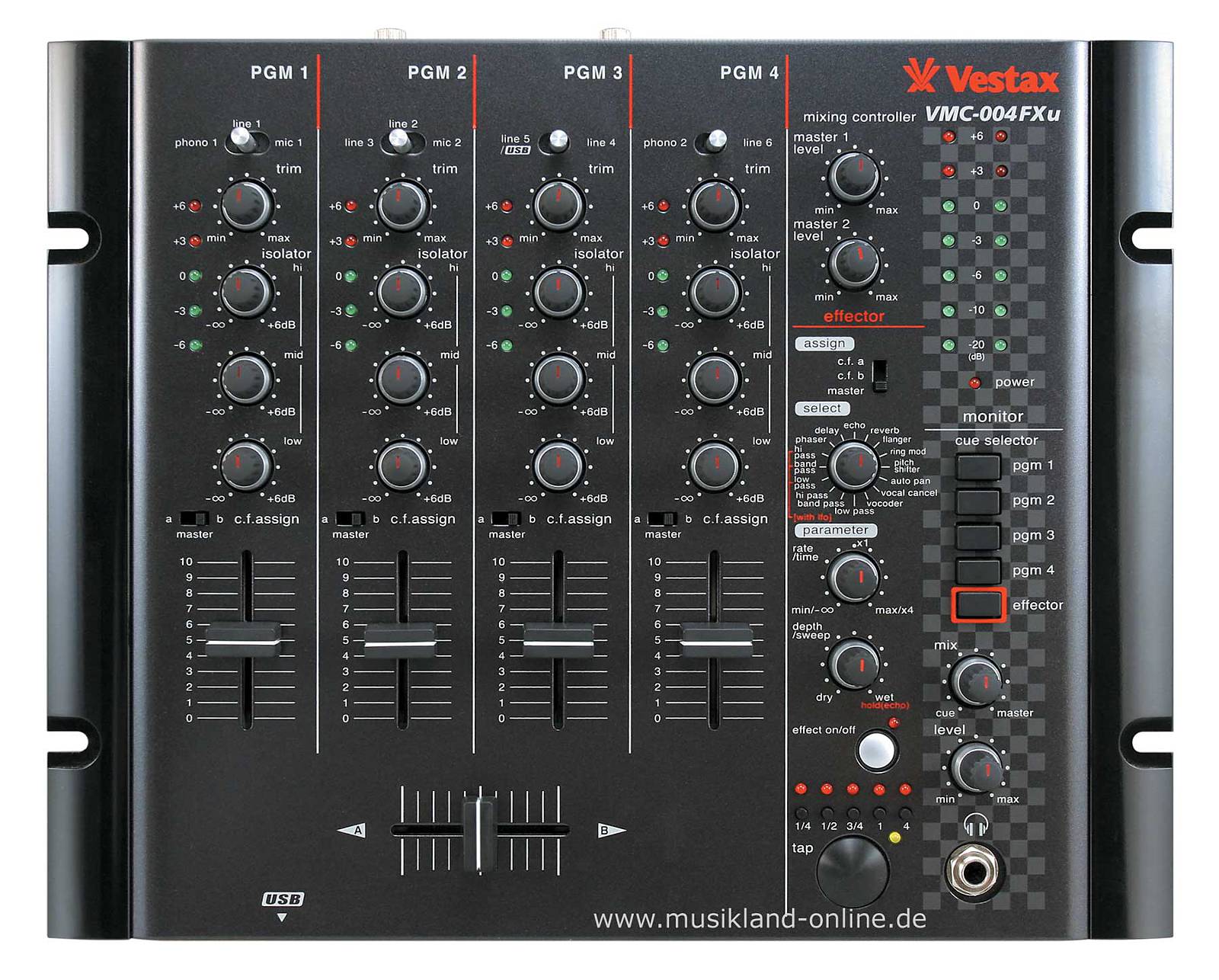 Vestax VMC-004 FX DJミキサー 【公式通販】